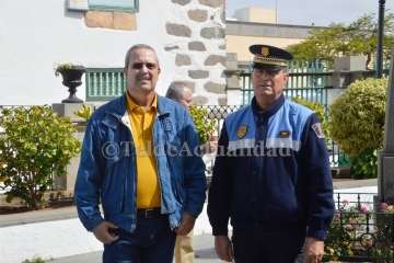 Presentación de los nuevos vehículos de la Policía Local de Telde (Foto TA)